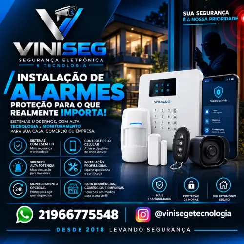 Instalação de alarme