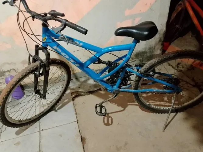 Bicicleta azul