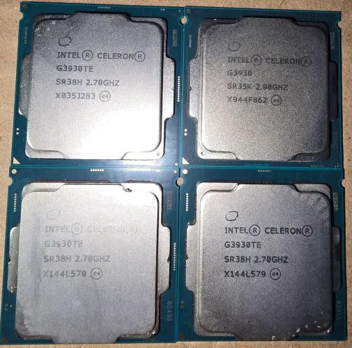 Lote 4 Processadores Intel Celeron G3930TE LGA 1151 35W 7 geração kaby lake