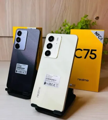 Realme C75 4G 256GB/8Ram Preto e dourado R$1.399,00 NOVO NA CAIXA GARANTIA DE 12 MESES 