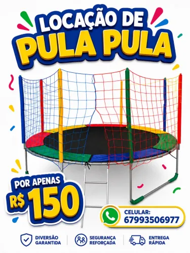 Aluguel pula pula 