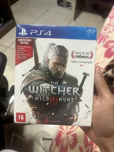 The Witcher 3 + Luva Completo (Lacrado) ps4