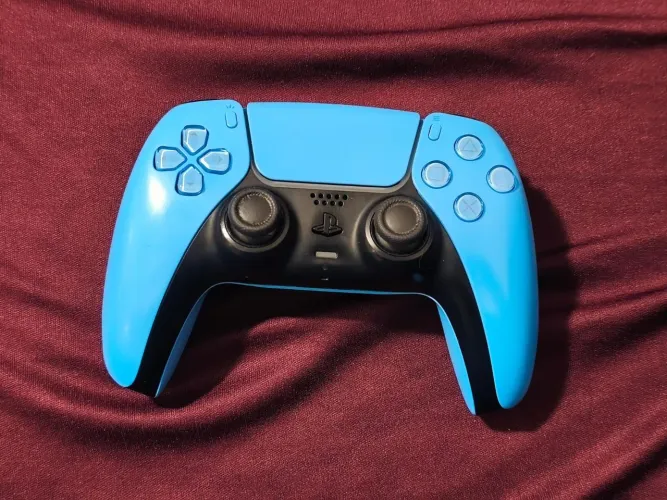 Controle PS5 DualSense Original Starlight Blue - Azul Claro - Modelo CFI-ZCT1W -