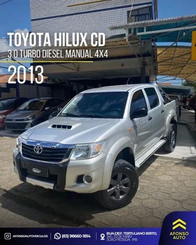 Toyota Hilux CD D4-d 4X4 3.0 TDI Dies. Mec. 2013