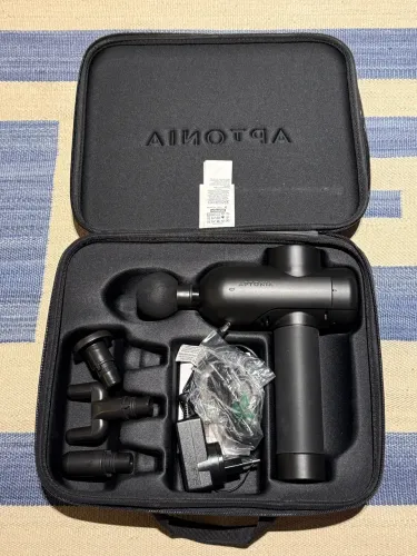 Pistola de Massagem Aptonia + Maleta e Acessórios