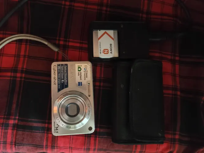 Câmera Cybershot dsc-w350 cinza