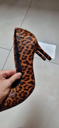 Scarpin Usaflexalto onca