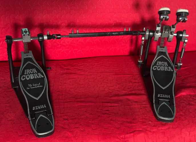 Pedal Duplo Tama Iron Cobra Hp900 Original + Case