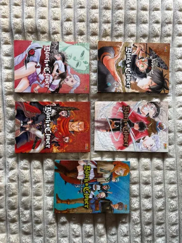 Coleção de mangás black clover 1 ao 5