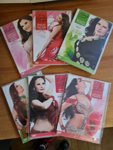 DVDs - Coleção Dança do ventre - 7 un. Shimme