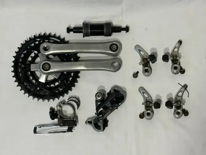Kit Combo Shimano Acera 5 Peças Pedivela Mov. Central Cambios Cantilever USADO