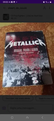 Box Deluxe Metallica "Orgulho, Paixão e Glória" 2DVD+2CD 