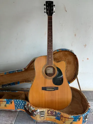 Violão Cort Folk + Case Rígido