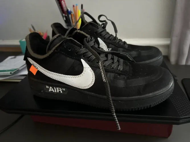 Tenis air jordan off white preto 39,5