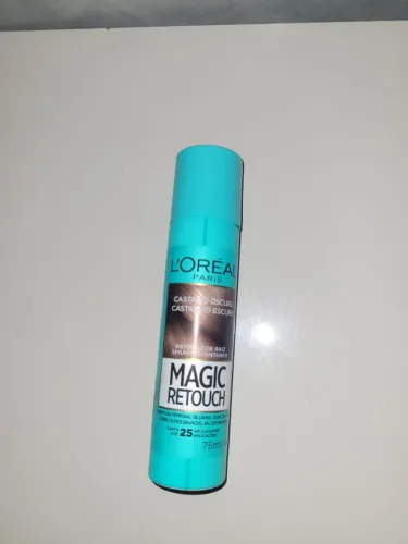 Spray Retoque De Raiz L'Oréal Castanho Escuro - Acabamento Natural 75ml