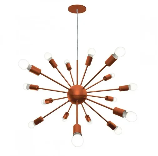 Lustre + 10 lâmpadas Retrô( luz quente )