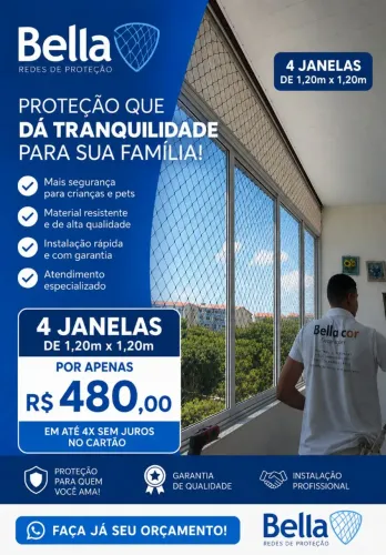 Redes de proteção tela de proteção
