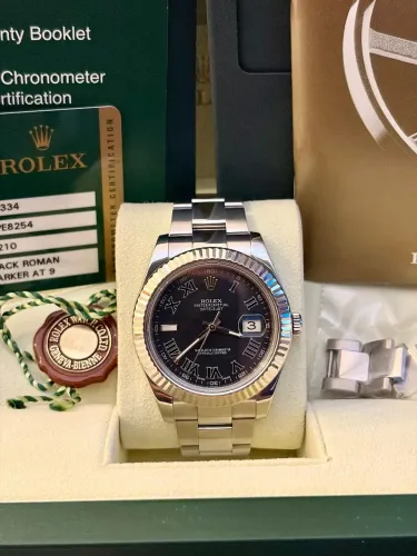 Rolex Datejust Black ( Wimbledon) Roman