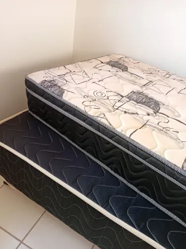 Cama box solteiro ( ortopédica)