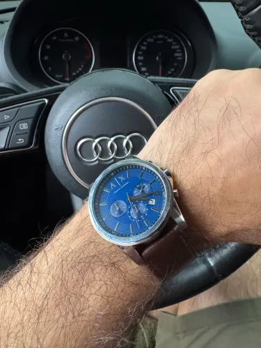 Relógio Armani Exchange Cronógrafo Original - Impecável - Presença Forte