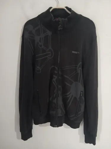 JAQUETA MOLETOM VINTAGE PUMA ORIGINAL G NA ETIQUETA 