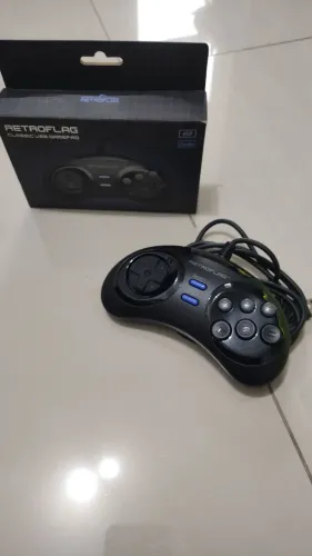 Controle estilo Megadrive Retroflag compatível SWITCH, Windows etc...