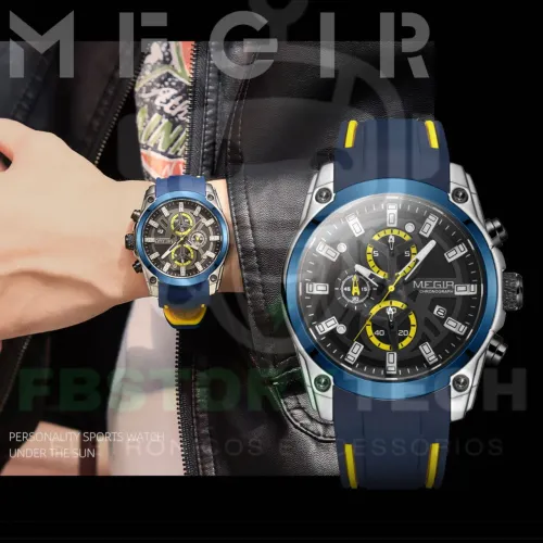 Relógio Masculino Esportivo MEGIR 2144 Original Cronógrafo Premium