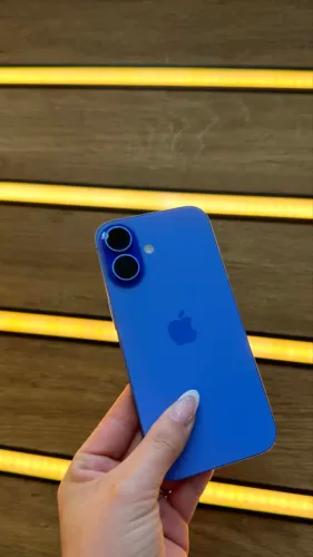 IPHONE 16 256GB AZUL SEMINOVO IMPECÁVEL!!