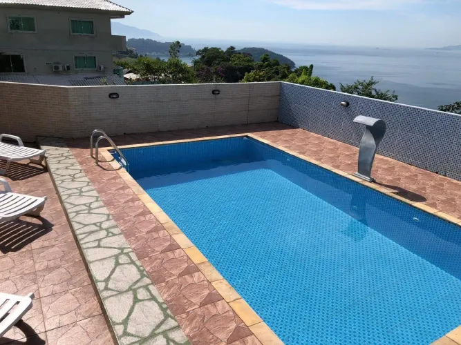 Casa Vista Mar | Piscina com Vista Panorâmica para o Mar (praia de Garatucaia)