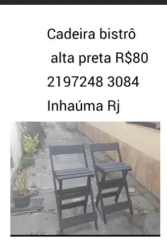 ..Cadeira bistro alta