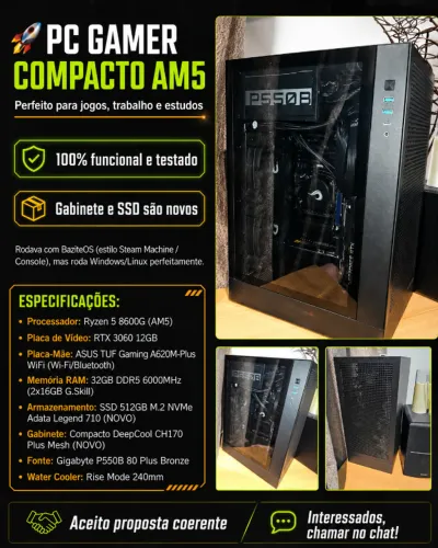 PC GAMER COMPACTO AM5