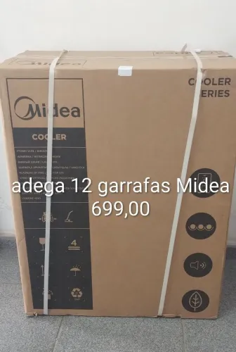 Adega 12 garrafas Midea bivolt 