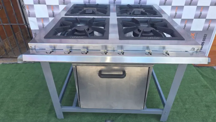 Fogao industrial inox topema 