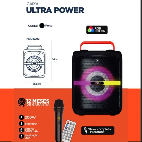 CAIXA SOM - ULTRA POWER