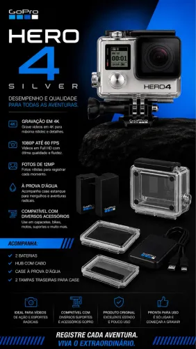 Gopro Hero 4 Silver
