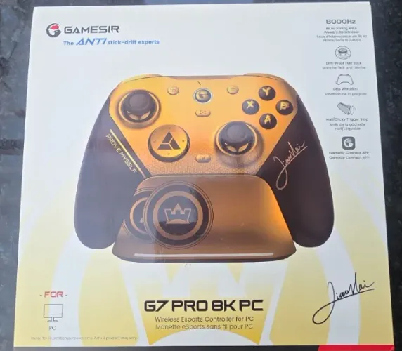 Controle Sem Fio GameSir G7 Pro 8K Champion Edition  Nintendo Switch 2, Android, iOS, PC, 