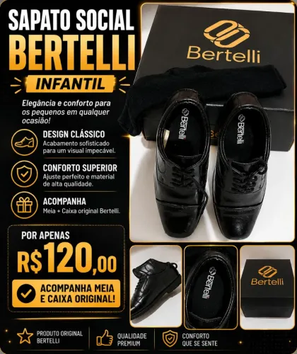 Sapato infantil Bertelli