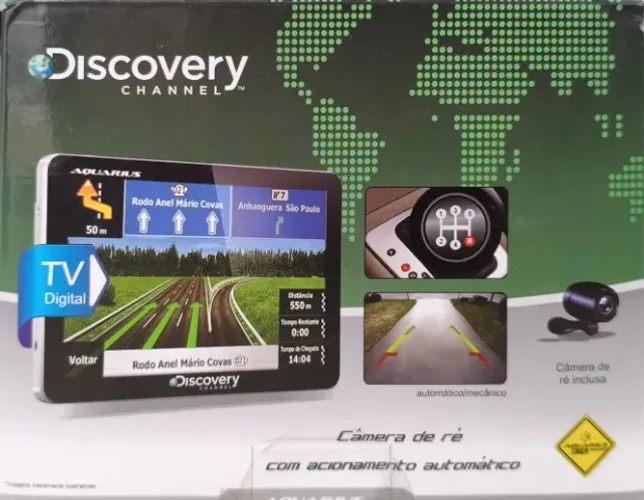 GPS com Câmera RÉ e TV