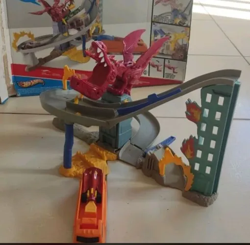 Playset Hot Wheels Dragon Destroyer