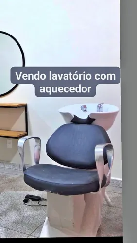 CADEIRA GIRATÓRIA + LAVATORIO C AQUECEDOR