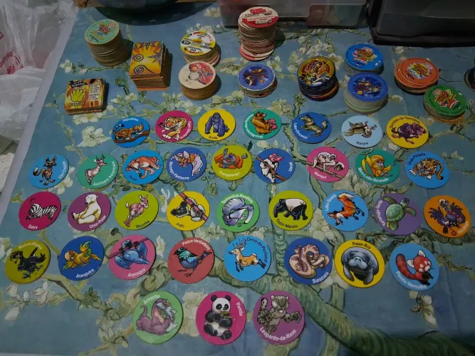 Lote de Tazos Animais em Extinção 65/80