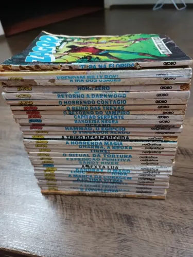 (Item 288) Lote com 30 Revistas Zagor editora Rio Grafica/Globo