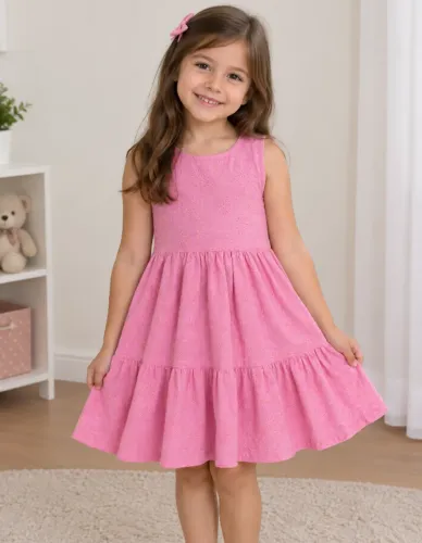 VESTIDO INFANTIL MENINA-6 ANOS