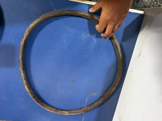 Anel de vedação de borracha 400mm para esgoto. (Seminovo)