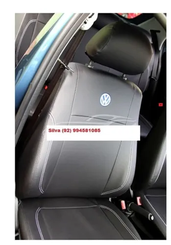 Capa banco Couro Corvin sob medida gol voyage g7 g8 2020 2021 impermeável não passar agua
