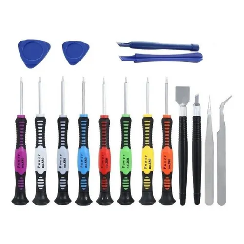 Kit Jogo Chaves Ferramenta 16 Peças Celular Samsung/Iphone/Moto/Lg entre outros