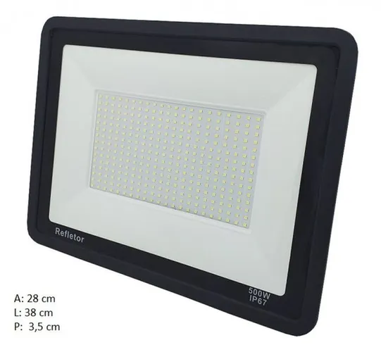 Refletor LED 500w IP66 6500k 
