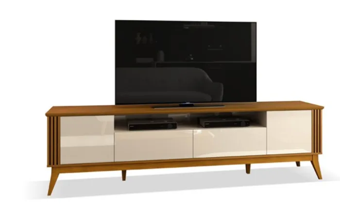 Rack Morgan 55? Cedro/Off White Até 12x - Frete Grátis