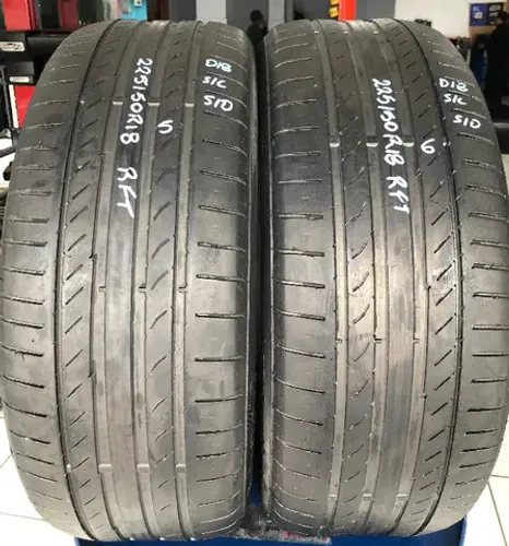 Kit 02 Pneus 225/50r18 Continental Sportcontact 5 Run flat (usados) 5/6