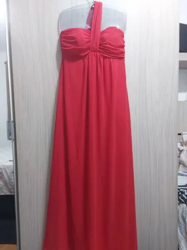 Vestido M Vermelho Festa